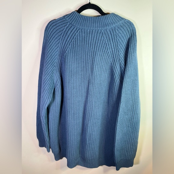 Women’s Blue Ralph Lauren Polo 1/4 Zip Pullover Sweater 100% Cotton Size Xl - Picture 5 of 7